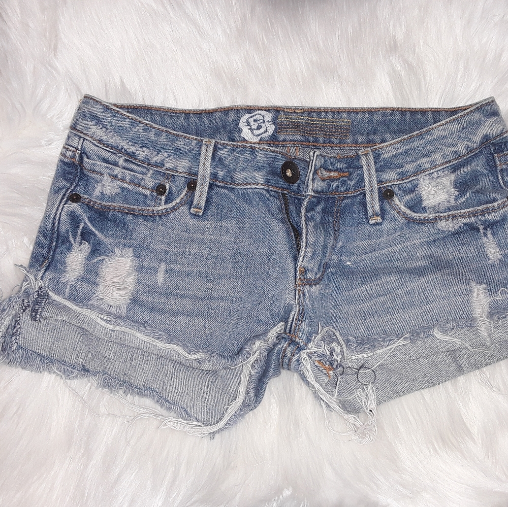 Bullhead Denim Jean cut off shorts size 0 pacsun